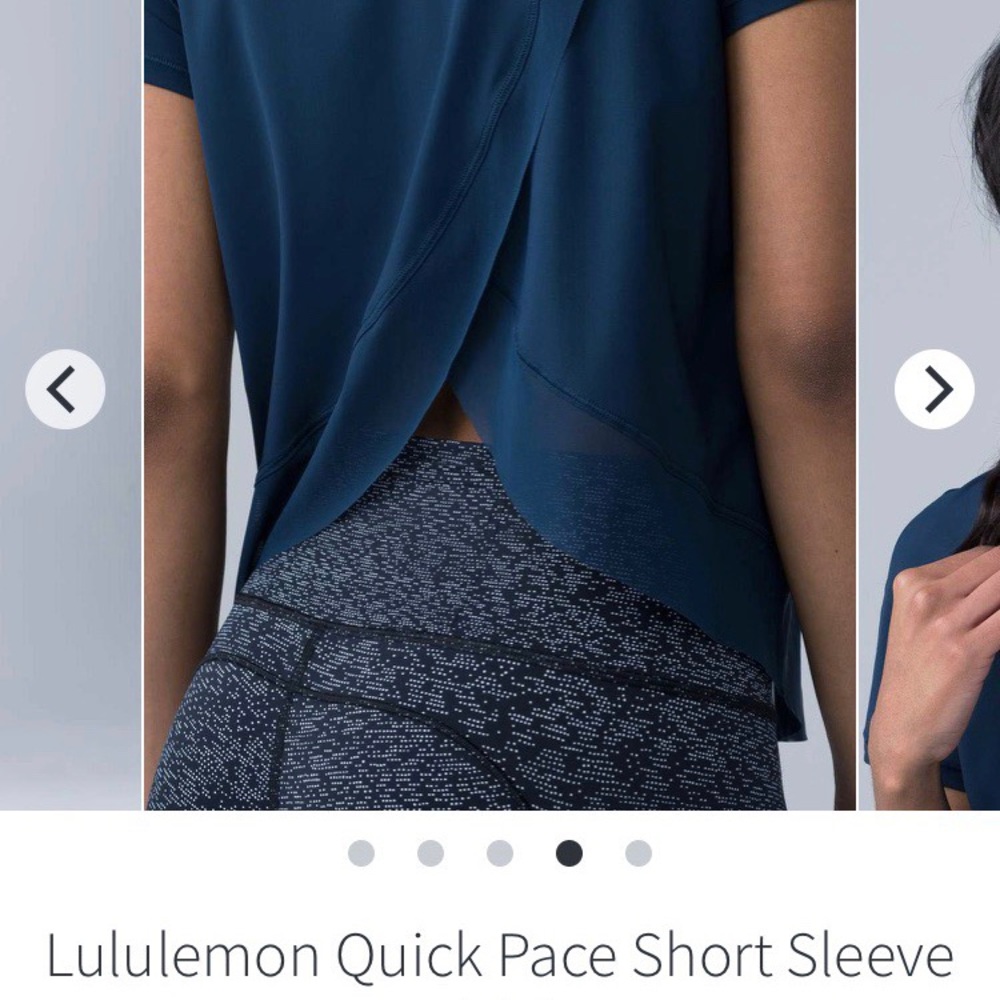 Lululemon Quick Pace Short Sleeve